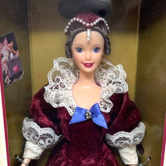 1996 Sentimental Valentine Victorian Barbie Doll Hallmark SE, Downton Abbey - Picture 1 of 7